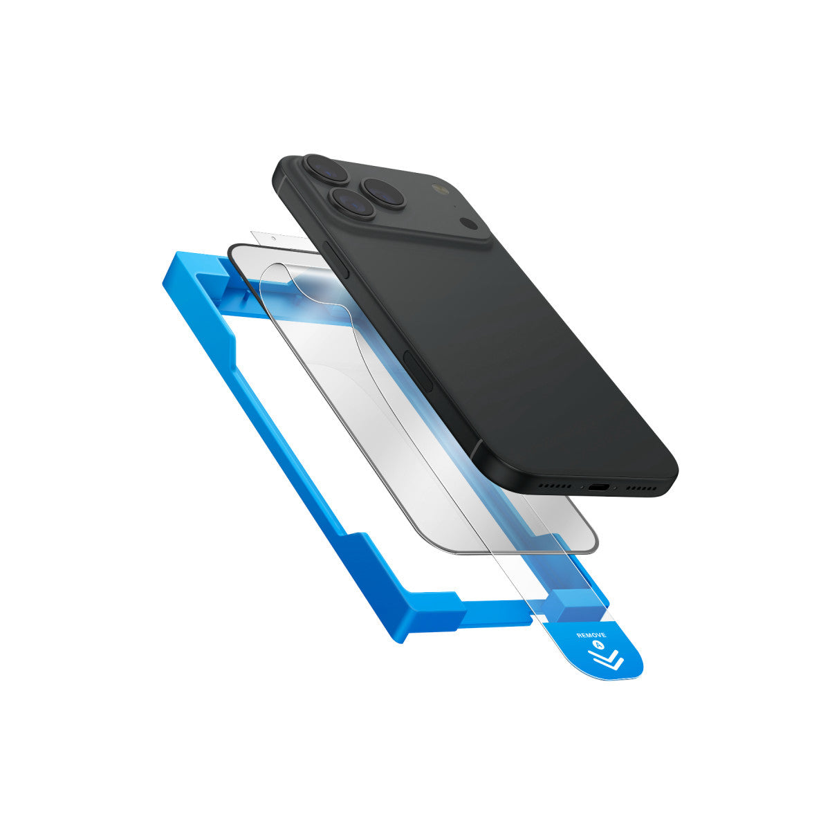 Apple iPhone 17 Pro Max Optix Exofit Vivid Applicator HD Cam Ekran Koruyucu